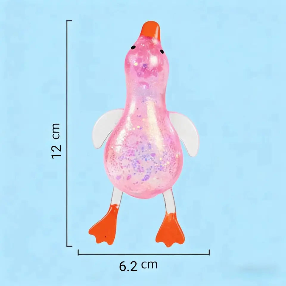 Cute Slow Rebound Stress Relief Ball Maltose Aurora Duck Squeeze Toy Decompression Stretch Toy for Adults And Children Gift