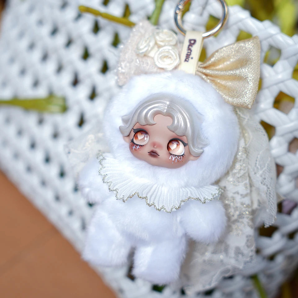 Blind Box Keychain Cute Heartbeat Whisper Dumia Maytree Doll Cute Collectible Kawaii Surprising Box Plush Toy Figure Kid Gift